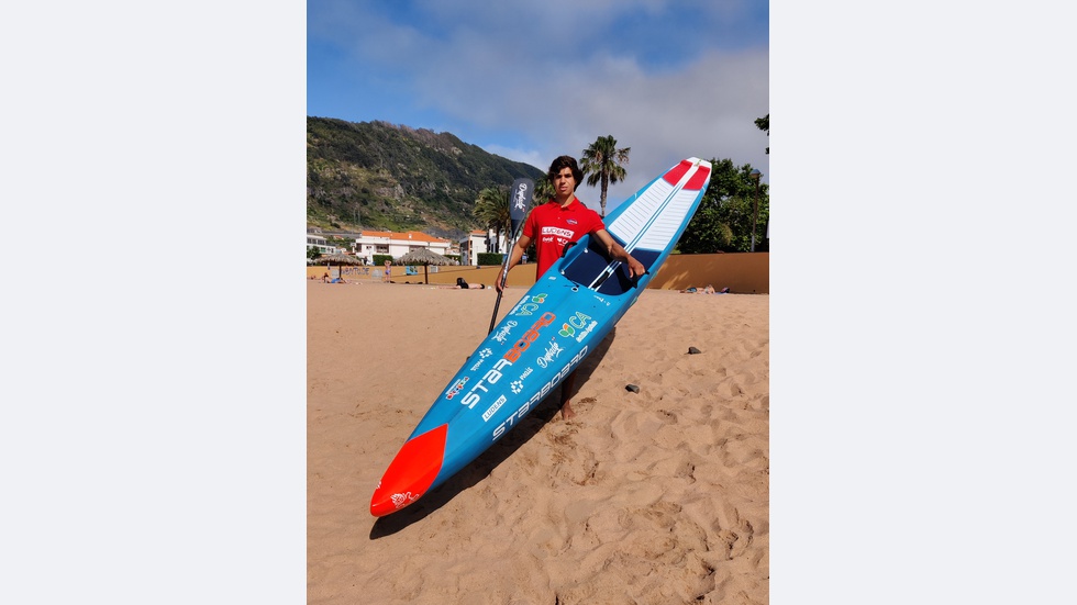 João Guilherme Olim estreia prancha no ‘Madeira Island SUP Challenge’